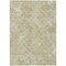Homeroots 3' X 5' Beige Tan And Ivory Geometric Washable Indoor Outdoor Area Rug 588286 - alternate 3