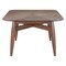 Homeroots 46" Espresso Solid Wood Square Dining Table 632707 - alternate 1