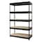 Hirsh 3800 Riveted Steel Shelving 5-Shelf Unit, 16D x 36W x 60H, Black 17126 - alternate 3