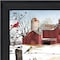 Homeroots Winter Friends 4 Black Framed Print Wall Art 406295 - alternate 2