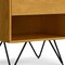 Homeroots 24" Oak Solid Wood Two Drawer Nightstand 640743 - alternate 2