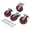 Vestil 6"X2" DUCTILE STEEL CASTER KIT 8000# CAP, PK4 D-CK4-SC6-2HD - alternate 2