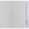 Vdomdoors Front Exterior Prehung Metal-Plastic Double Doors / MANUX 8111 White Silk / Sidelite Exterior Windo MANUX8111DEXD-WS-RH-W72+12xH80 - alternate 1