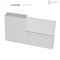 Sartodoors French Interior Door, 30" x 84", White QUADRO4055BD-S-WS-3096 - alternate 2