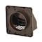 Lambro Hood Vent, 4 in Duct, Plastic Hood, Brown Hood 1471B - alternate 2
