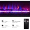Edendirect 40-in W Black Wall mount LED Flat wall Electric Fireplace with Remote Control Included ZR-TS36 - alternate 4