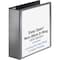 Business Source Ring Binder, Black, Clear Sleeve BSN26962 - alternate 1