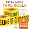 Xpose Safety 2pk Fire Line Do Not Enter Tape Roll, 2 Rolls, 1000 Ft x 3 In Wide Each, Yellow Safety Tape, 2PK PFLT-2-X-S - alternate 2