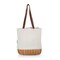 Picnic Time Family Of Brands Pico Willow and Canvas Lunch Basket, Natural Canvas 200-00-187-000-0 - alternate 1