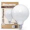 Bulbrite LED Filament, 8.5 Watt Dimmable G40 Light Bulb, Milky Glass Finish, E26 Base, 5000K, 800 Lumens, 2PK 862097 - alternate 3