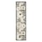 Homeroots 8' Beige And Gray Floral Indoor Outdoor Runner Rug 545006 - alternate 1