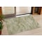 Homeroots 3' X 5' Sage And Ivory Abstract Washable Indoor Outdoor Area Rug 631311 - alternate 1