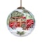 Homeroots Home For Christmas Hand Painted Mouth Blown Glass Ornament 477476 - alternate 1