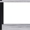 Homeroots 44" Antiqued White And Black Distressed Metal and Wood Four Tier Etagere Bookcase 486301 - alternate 3