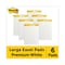 Post-It Pad, 25"X30" Self-Stick, White, PK6 559VAD6PK - alternate 6