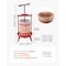 Vevor 4.75Gal/18L Fruit Wine Press Manual Juice Maker Solid Beech Wood Basket LD-BP1802 - alternate 2