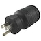 Conntek EMA 5-15P to L5-15R Adapter5-15P to L5-15R Adapter 30111-BK - alternate 1