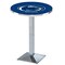 Holland Bar Stool Co 42" Chrome Penn State Pub Table, 36" dia. Top L217C4236PennSt - alternate 1