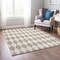 Homeroots 3' X 5' Taupe And Ivory Geometric Washable Indoor Outdoor Area Rug 577121 - alternate 4