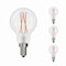 Bulbrite LED Filament, 4 Watt Dimmable A15 Light Bulb, Clear Glass Finish, E12 Base, 2700K 400 Lumens, 4PK 862053 - alternate 1