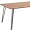 Homeroots 79" Wood Brown And Gray Steel Dining Table 394611 - alternate 2