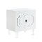 Homeroots 24" Clear And White Wood End Table With Two Shelves 544105 - alternate 5