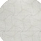 Homeroots 8' Ivory And Taupe Round Geometric Washable Indoor Outdoor Area Rug 614079 - alternate 2