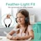 Venturex Stereo Kids Learning Phone & Computer Headphone, 3.5mm & USB-A Adapter, Black, 50PK K22 - alternate 3