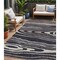 Homeroots 5' X 8' Black Taupe And Beige Faux Bois Washable Indoor Outdoor Area Rug 614474 - alternate 1