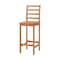 Alaterre Furniture Brandon Acacia Wood Outdoor Bar Height Bistro Set, Set of 3 ANBD01ANO - alternate 1