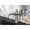 Kingston Brass One-Handle Single-Hole Bathroom Faucet with Push Pop-Up Drain, Brushed Nickel KS3548TKL - alternate 2