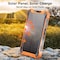 Alpha Digital Power Bank- 20,000mAh, Solar, 4 Cables, Wireless Charging - Orange ZL808-OR - alternate 4