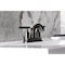 Kingston Brass Double-Handle 4" Centerset Bathroom Faucet with Pop-Up Drain, Oil Rubbed Bronze KB8615CKL - alternate 3