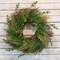 Pure Garden Front Door Wreath and Storage Bag 21-Inch Artificial Fern Wreath and Zippered Tote with Handles 50-217BR - alternate 2