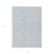 Homeroots 3' X 5' Sky Blue And Ivory Geometric Washable Indoor Outdoor Area Rug 610853 - alternate 3