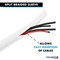 Kable Kontrol Wrap Around Braided Cable Sleeving- 2in ID, 25FT, White BSSCE2.00-WH-25 - alternate 3