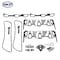 Skyward Automotive Products Engine Intake Manifold Gasket Set,  SKT98150 - alternate 2