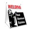 Signmission Welding Steel Aluminum Stainless, 36 Inch x 24 Inch A-frame Yard Sign SBC-2436-Welding Steel Aluminum Stainless - alternate 1