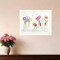Homeroots Live Life in Full Color Tulips White Framed Print Wall Art 529726 - alternate 2