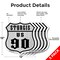 Signmission Sturgis Us 90, 12 inch X 12 inch, Aluminum Metal Sign, 5PK SHI-A-5Pack-12-481 - alternate 2