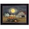 Homeroots Spooky Harvest Moon 1 Black Framed Print Kitchen Wall Art 415239 - alternate 1