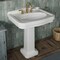 Whitehaus Collection Whitehaus Colleciton Pedestal Sink B-LO924-LO905-3H - alternate 2