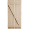 Ekena Millwork Rustic Four Board Spaced Board-n-Batten Rough Cedar Faux Wood Shutters w/Z-Board, 23 1/2W x 64H, PR SHUBSZ23X64RCPR - alternate 4