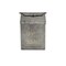 Homeroots 9" Gray Metal Paper Organizer With Lid 487936 - alternate 1