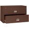 Fireking 2 Drawer, 1 Hr Fire & Impact Rated, 44" Wide Lateral Brown 2-4422-CBR - alternate 2