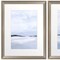 Homeroots Set Of Two Cirrus Cloud Beach Silver Framed Print Wall Art, 2PK 521557 - alternate 2