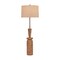 Hudson Valley Lighting Kinloch Floor Lamp in Bronze Leaf/Ceramic Ash Brown L1164-BRL/CAB - alternate 2