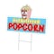 Signmission Hot Buttered Popcorn Yard & Stake plastic coroplast window, C-DC-1824-Hot Buttered Popcorn C-DC-1824-DS-Hot Buttered Popcorn - alternate 1