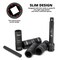 Neiko Lug Nut Socket Set, 0.5 in Impact Thin Wall Flip Socket, 5 in Extension & Knockout Bar 02290B - alternate 2