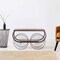 Vintiquewise Industrial Wagon Style Console Table Wood Top Large Spoke Metal Wheels & Lower Shelf QI004927 - alternate 3